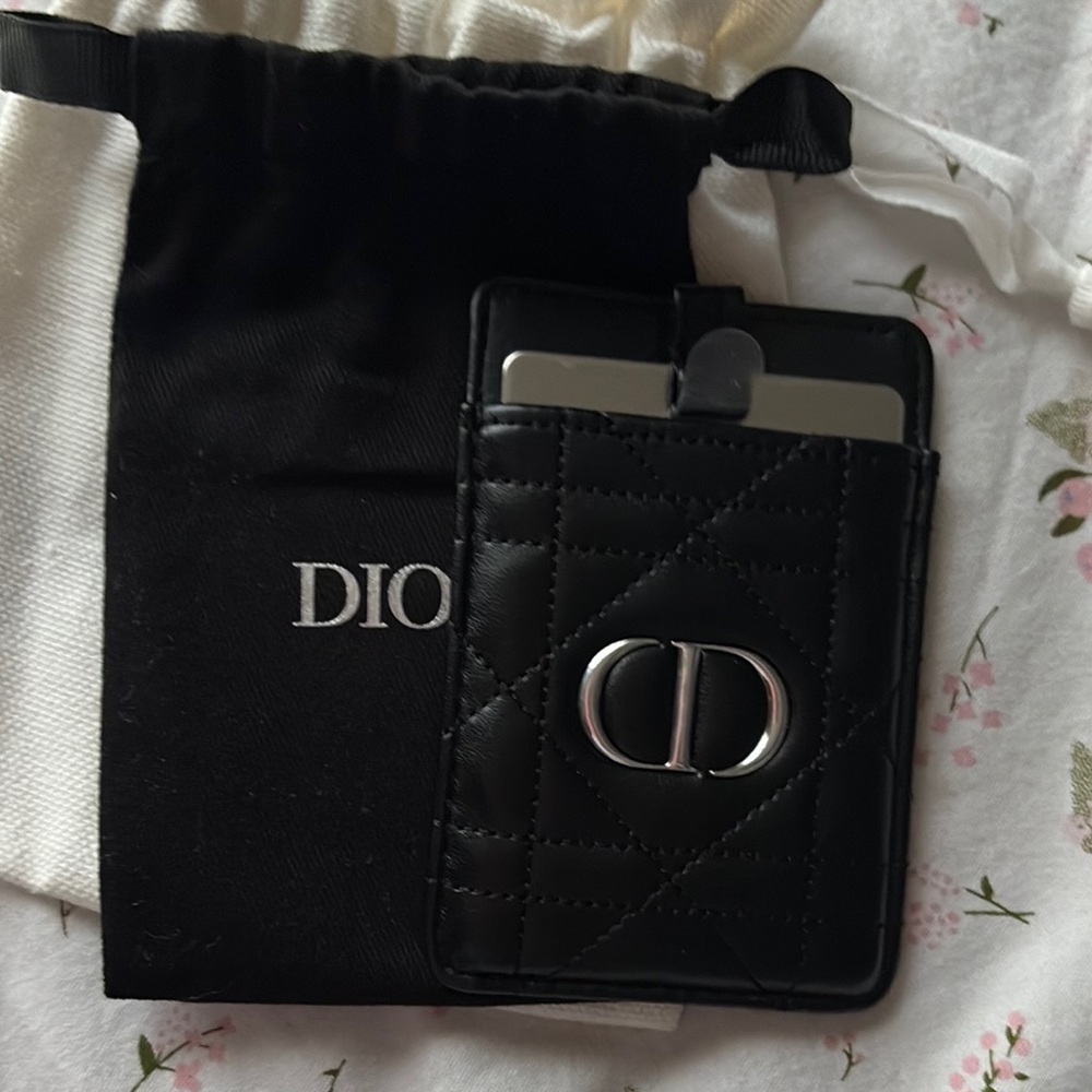 Dior Black Cell Phone case mirror sticker